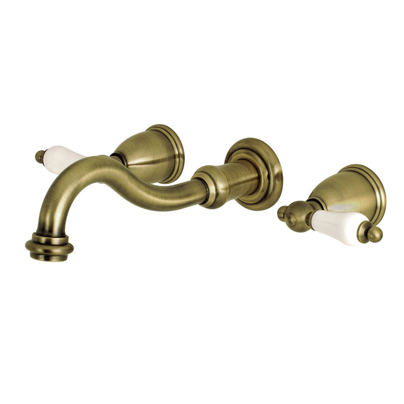 Kingston Brass Vintage Wall Mounted Bathroom Faucet & Reviews | Wayfair